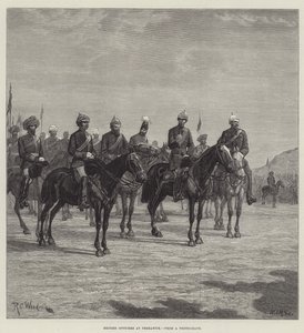 British Officers em Peshawur